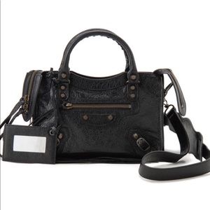 BALENCIAGA, Mini City Leather Bag